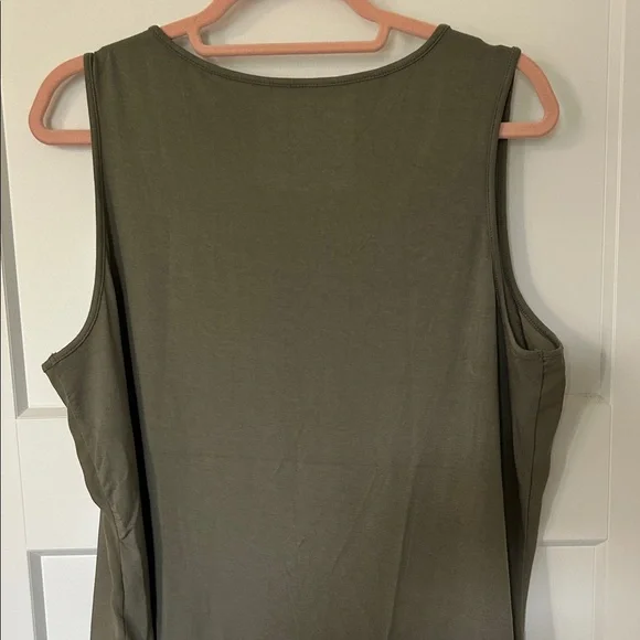 Chico's Olive Green Sleeveless Top - Picture 7 of 8